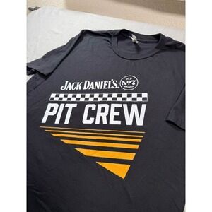 Jack Daniel's Pit Crew 2024 Race Weekend Large Black T-Shirt NEW
